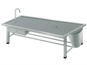 Stainless steel cadaver perfusion table