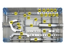 Femoral reconstruction universal locking intramedullary nail kit type II 1333