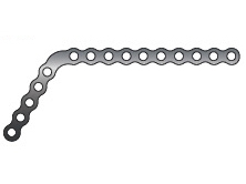 Maxillofacial reconstruction plate (oblique L type) 1040
