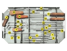 Posterior cervical screw rod kit 1025